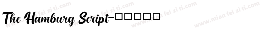 The Hamburg Script字体转换